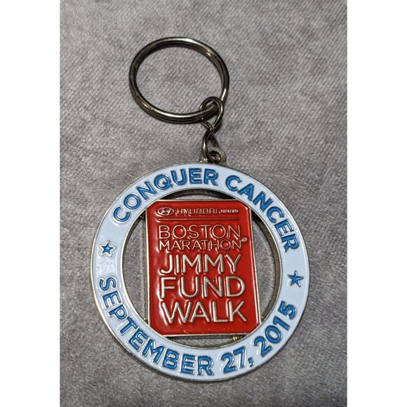 Boston Marathon 2015 Jimmy Fund Walk Keychain - Picture 3 of 4